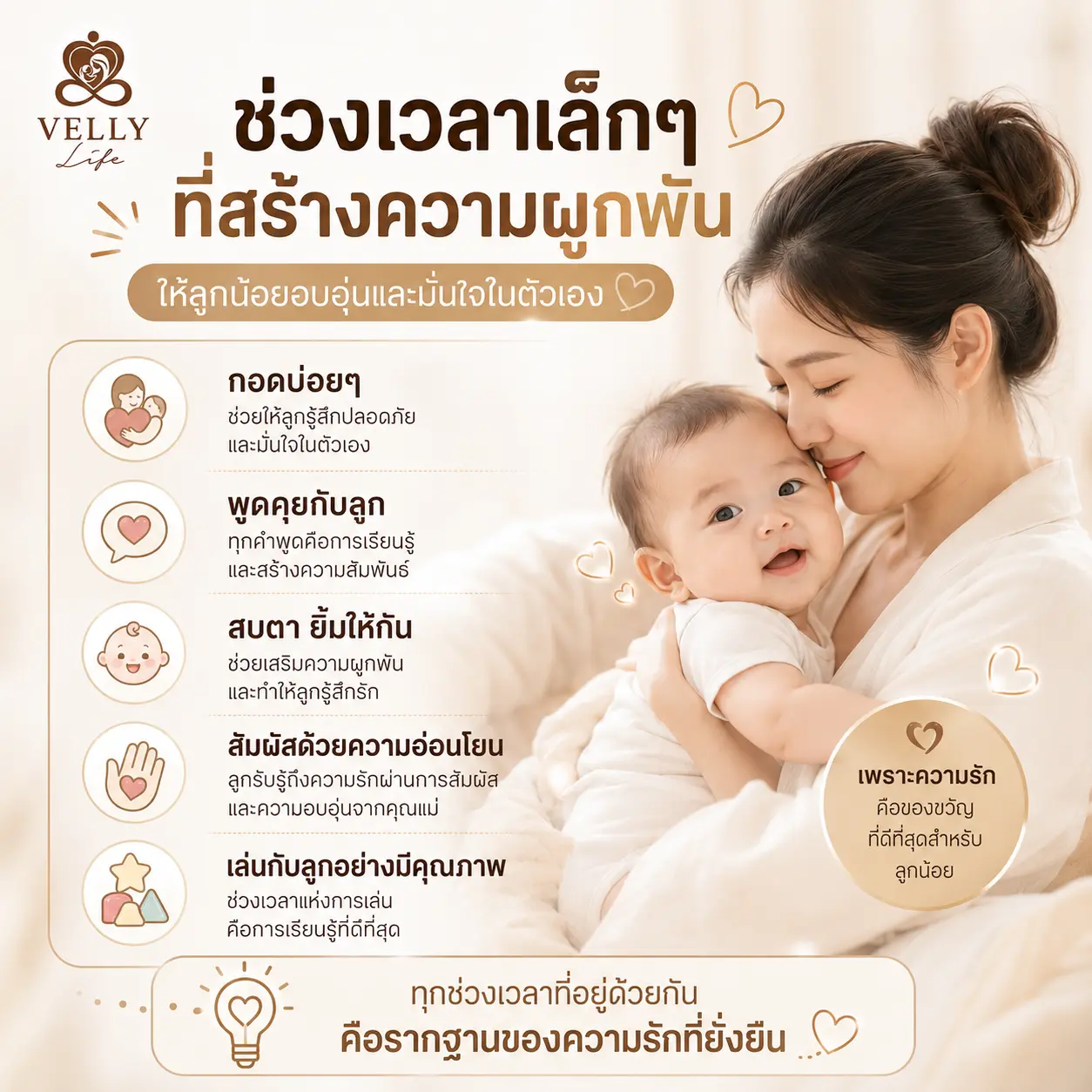 VELLY Life ดูแลคุณแม่และลูกน้อย